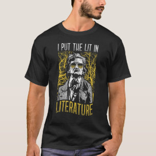 Camiseta Puse La Luz En La Literatura Edgar Allan Poe Write