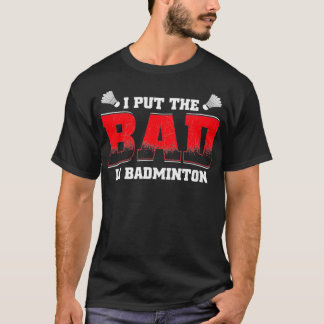 Camiseta Puse lo malo en el divertido retro vintage de Badm