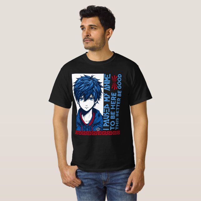 Camiseta Puse mi anime para estar aquí (Anverso completo)