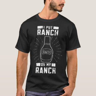 Camiseta Puse ranch en mi Carne de Barbacoa Cocida Rancia R