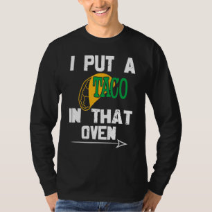 Camiseta Puse Un Taco En El Embarazo De México Del Niño Hor