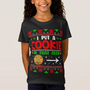 Camiseta Puse Una Cookie En Ese Hogar De Nochebuena, Bebé A