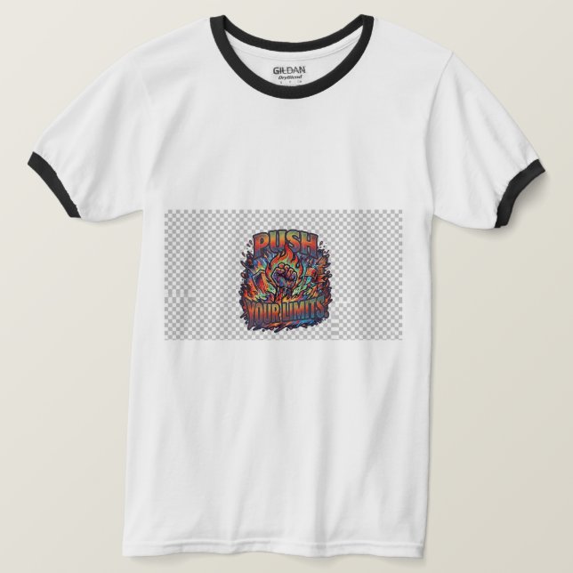 Camiseta Push Your Limits.T-Shirt (Anverso del diseño)
