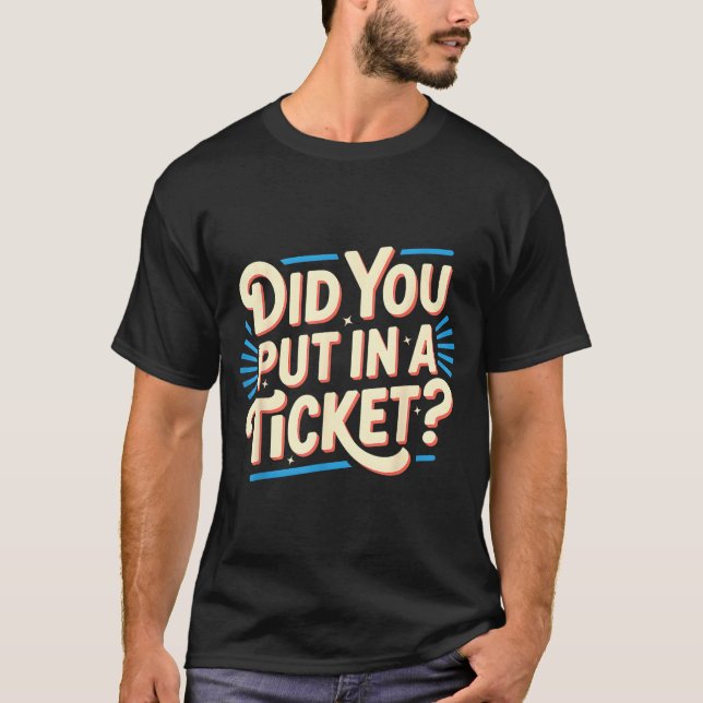Camiseta ¿Puso un ticket de soporte de red de TI administra (Anverso)