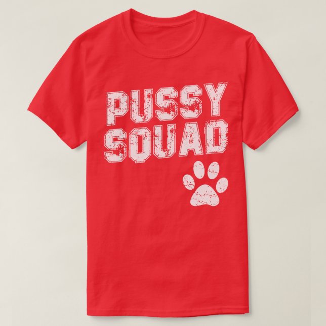 Camiseta Pussy Squad (Diseño del anverso)