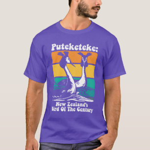 Camiseta Puteketeke New Zealand Bird of the Century boy fu