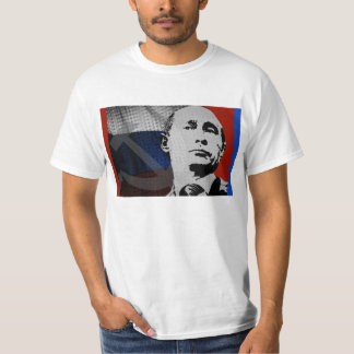 Camiseta Putin con bandera rusa