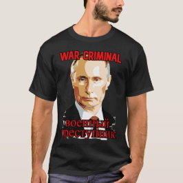 Camiseta Putin: Crimen de guerra