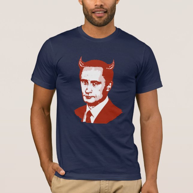 CAMISETA PUTIN ES EL DIABLO (Anverso)
