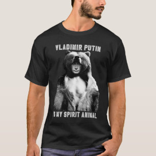 Camiseta Putin es mi espíritu, la política de Rusia anima