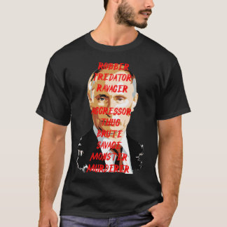 CAMISETA PUTIN MONSTER MURDERER THUG