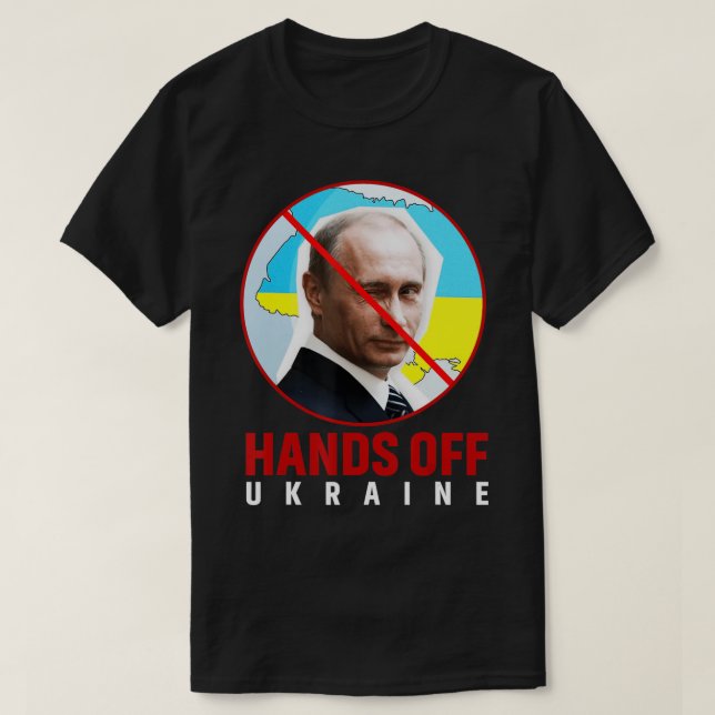 Camiseta Putin saca a Ucrania (Diseño del anverso)