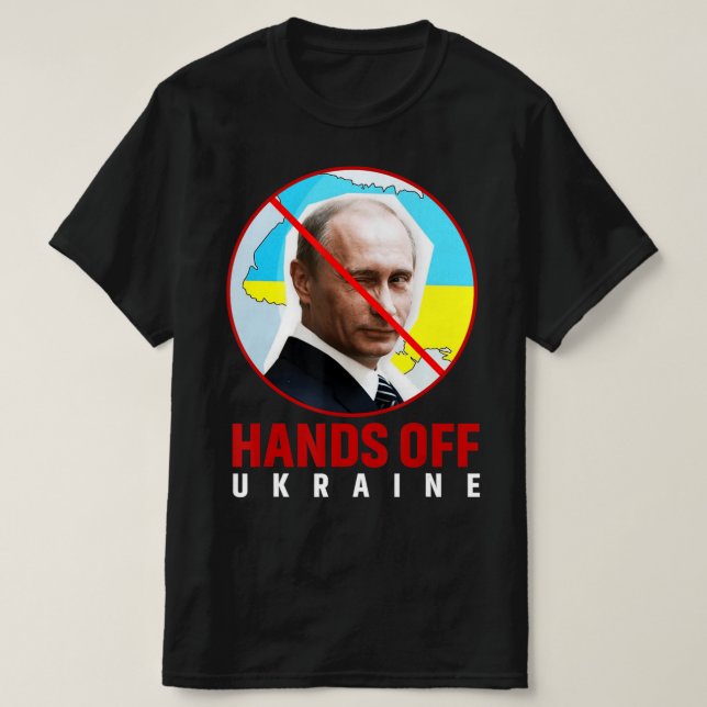 Camiseta Putin saca a Ucrania (Diseño del anverso)