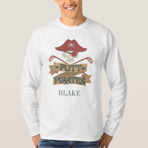 Camiseta Putt Pirates Golfing Outdoor Sports Personalizado