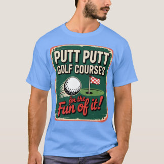 Camiseta Putt Putt Brockton, MAMÁES Retro Mini Golf Vintage