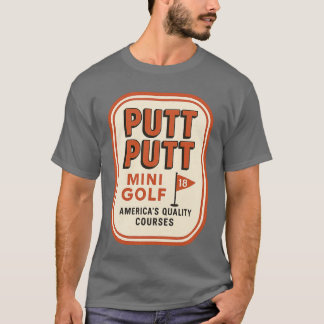Camiseta Putt Putt Minigolf Retro años 80