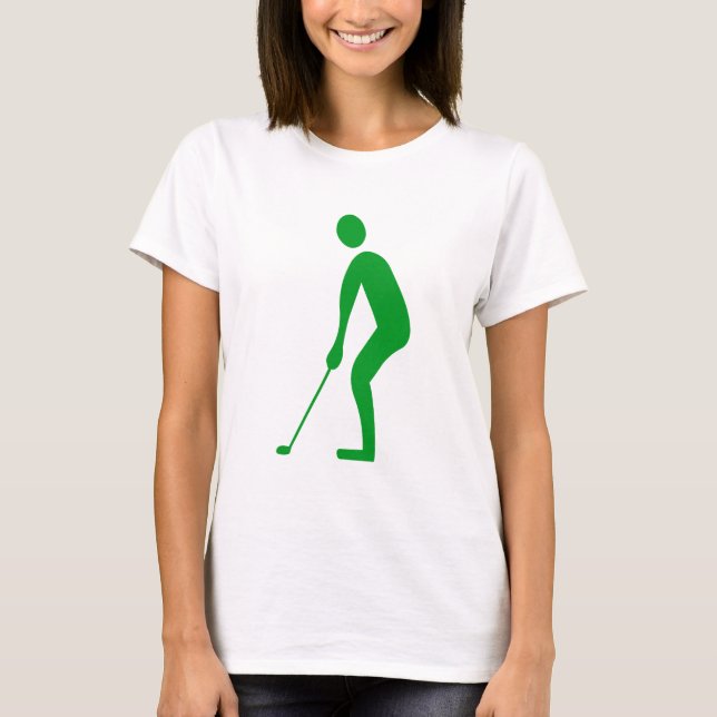 Camiseta Putting - Grass Green (Anverso)