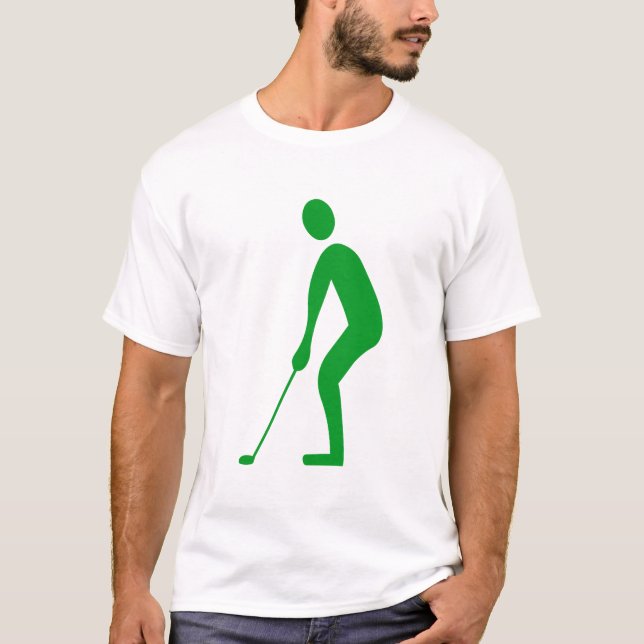 Camiseta Putting - Grass Green (Anverso)