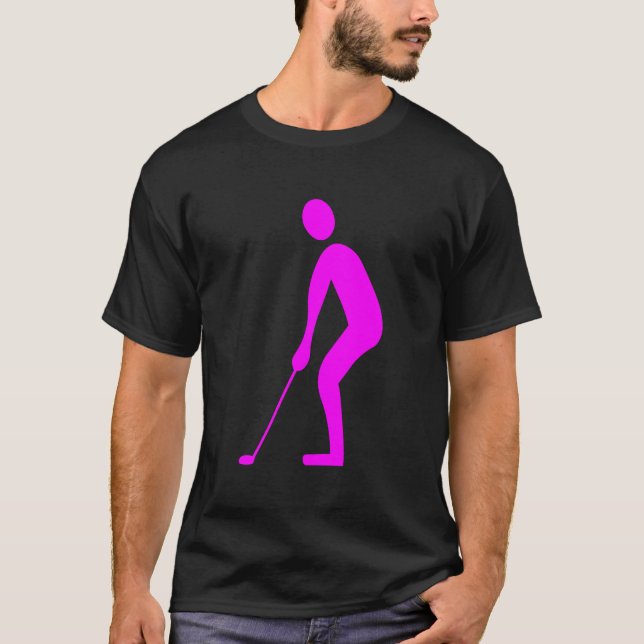 Camiseta Putting - Magenta (Anverso)