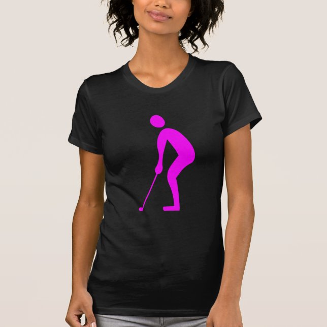 Camiseta Putting - Magenta (Anverso)
