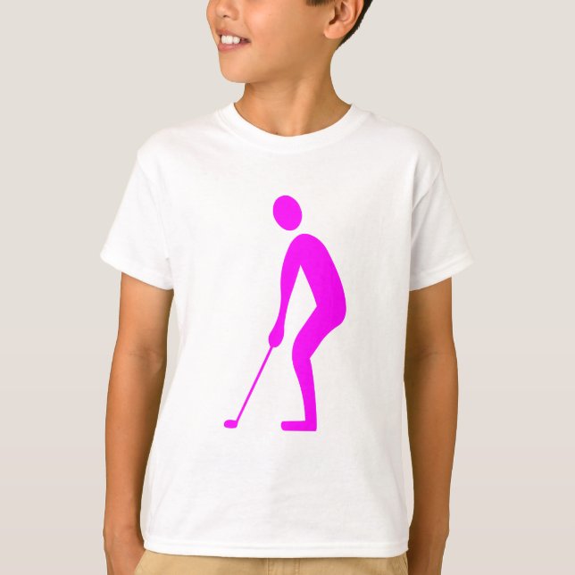 Camiseta Putting - Magenta (Anverso)