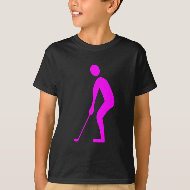 Camiseta Putting - Magenta (Anverso)