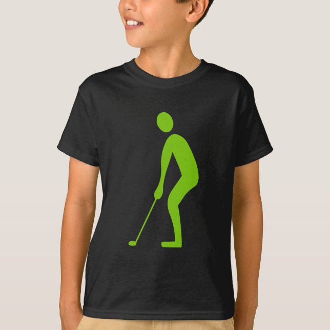 Camiseta Putting - Martian Green (Anverso)