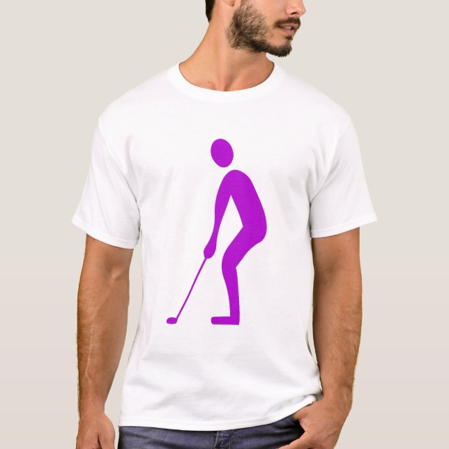 Camiseta Putting - Purple (Anverso)