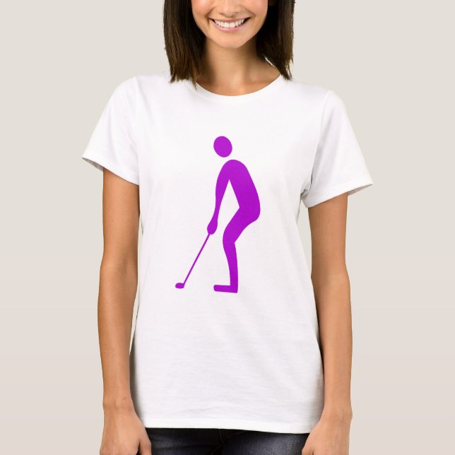 Camiseta Putting - Purple (Anverso)