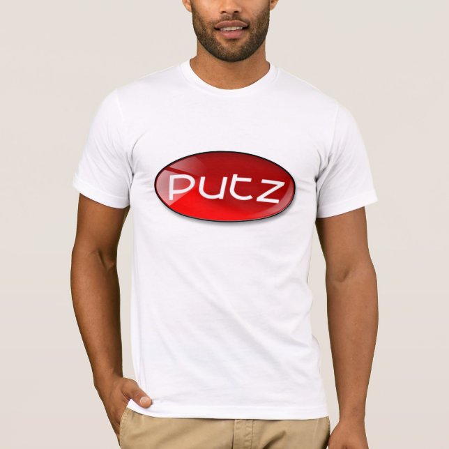 Camiseta Putz rojo brillante (Anverso)