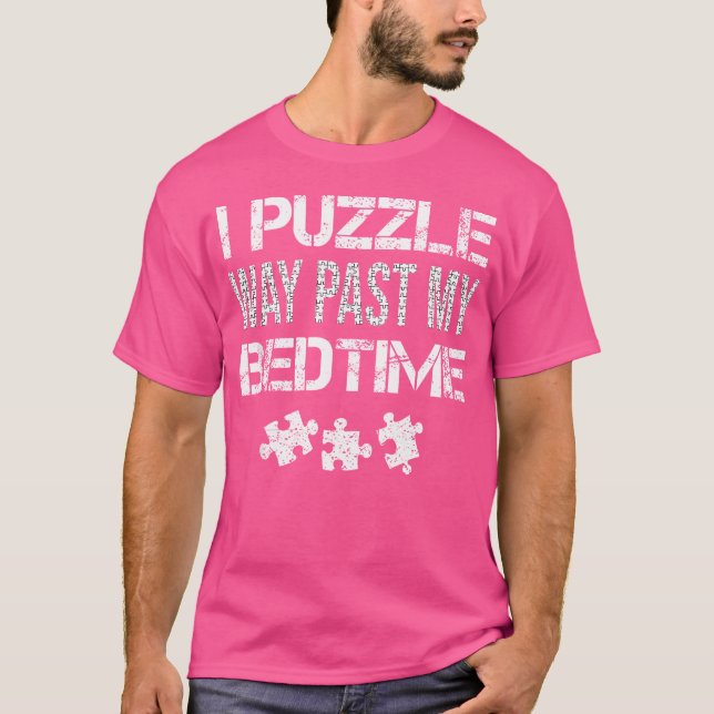 Camiseta Puzzle Art For Men Women Puzzle Piece Jigsaw Puzzl (Anverso)