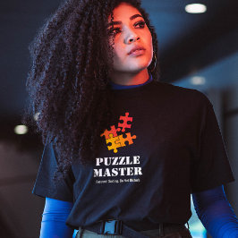 Camiseta Puzzle Master Jigsaw Lovers Funny Quote