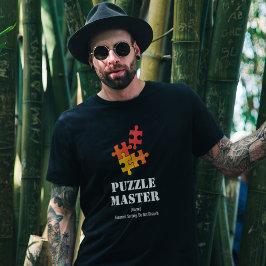Camiseta Puzzle Master Jigsaw Lovers Funny Quote