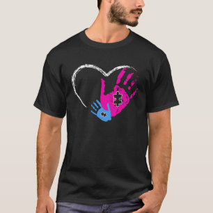 Camiseta Puzzle Pieces Autismo Conciencia Día de Apoyo Amor