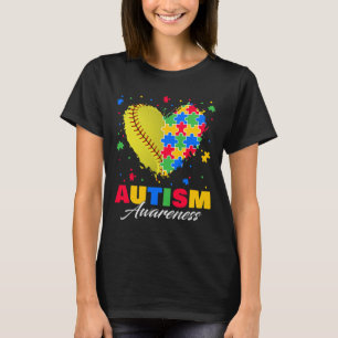 Camiseta Puzzle Softbyll Ll Heart Autism Conciencia autista