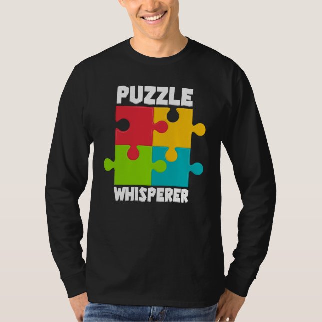 Camiseta Puzzle Solving Puzzles Hobby Crossword   7 (Anverso)