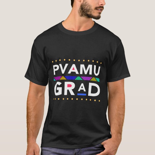 Camiseta Pvamu Históricamente joven negro 4 negro regalo (Anverso)