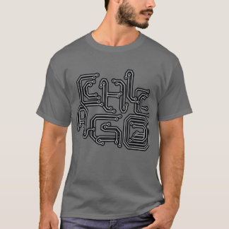 Camiseta PWB electrónico T de Chicago - gris oscuro