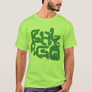 Camiseta PWB electrónico T de Chicago - verde claro