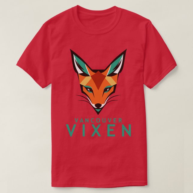 Camiseta PWHL Vancouver Vixen (Diseño del anverso)