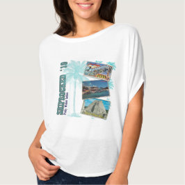 Camiseta PWL Postcards - Flowy Circle Shirt