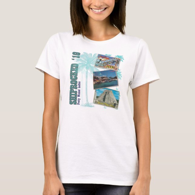 Camiseta PWL Postcards - Flowy Circle Shirt (Anverso)