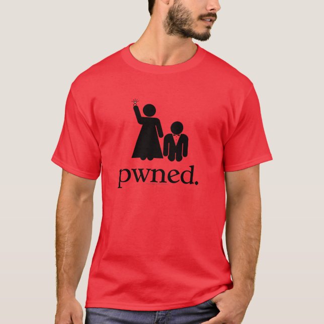 Camiseta Pwned (camisetas oscuros) (Anverso)