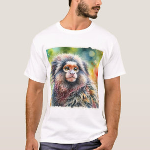 Camiseta Pygmy Marmoset 300724AREF113 - Watercolor