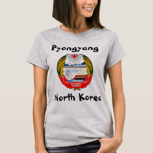 Camiseta Pyongyang, Corea del Norte (RPDC) 조 선 민 주 주 인 의 ht