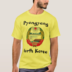 Camiseta Pyongyang, Corea del Norte (RPDC) 조 선 민 주 주 인 의 ht