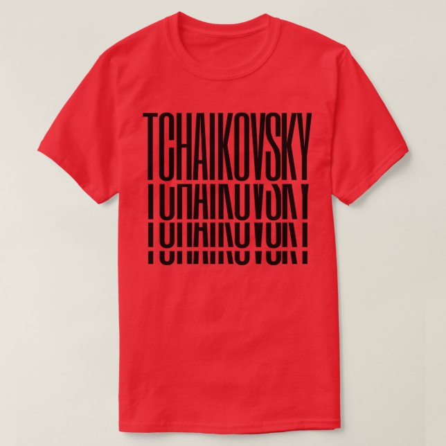 Camiseta Pyotr Ilyich Tchaikovsky (Diseño del anverso)