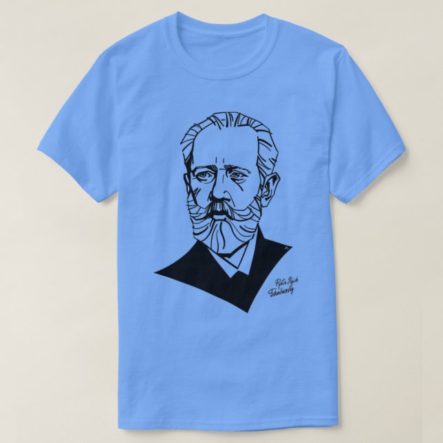 Camiseta Pyotr Tchaikovsky (Diseño del anverso)
