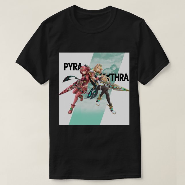 Camiseta Pyra y Mythra (Diseño del anverso)