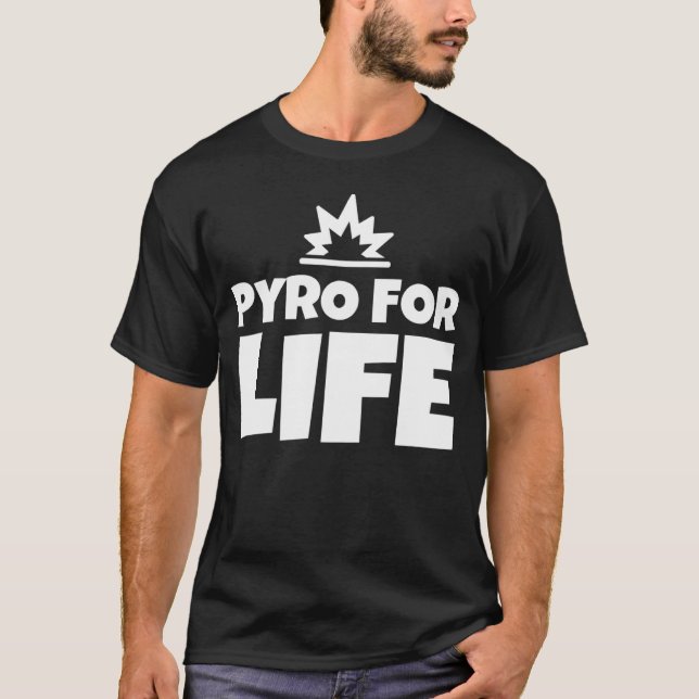 Camiseta Pyro para la vida (Anverso)